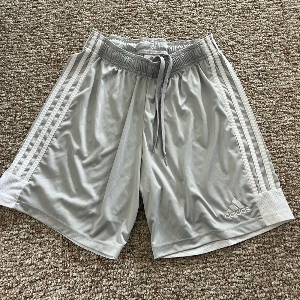 Adidas Men's Gray Athletic Shorts